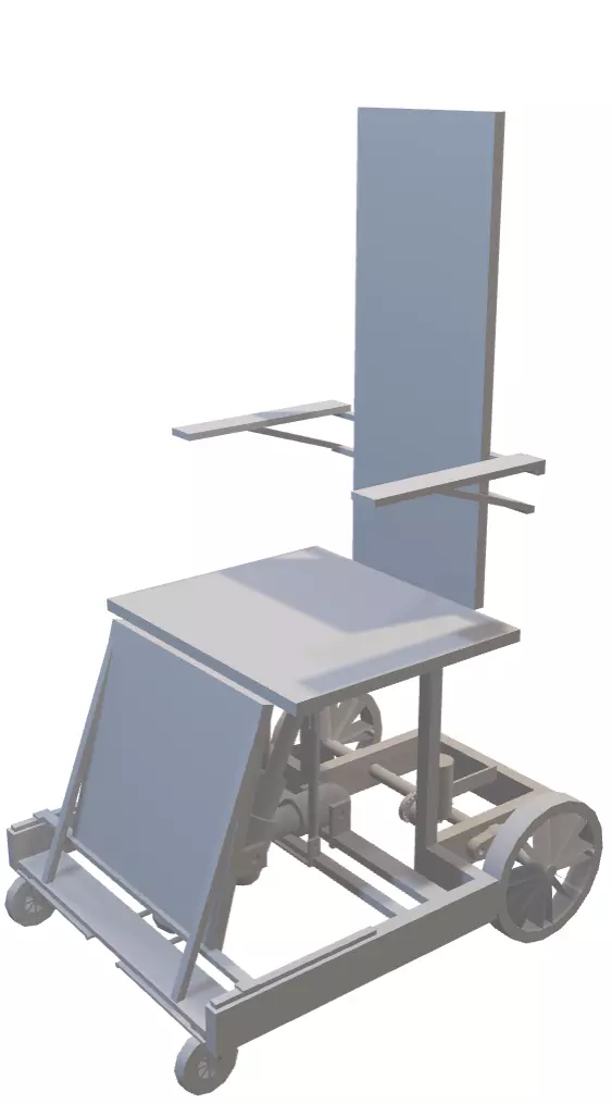 Standing Wheel Chair 3D model