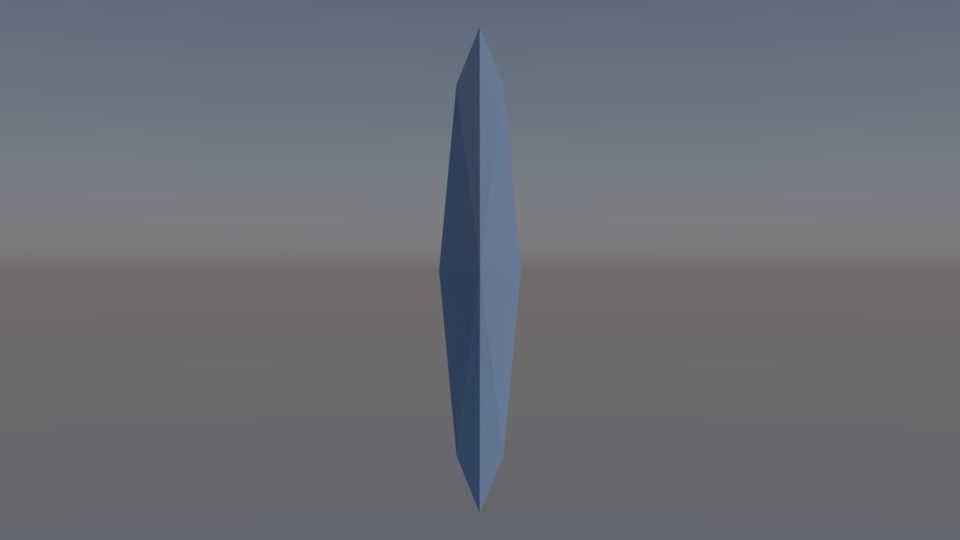 Sword LowPoly Low-poly 3D model_2