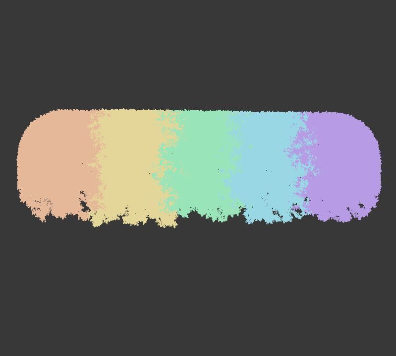 Buxus Sempervirens 4 hedges collection 3D model_8