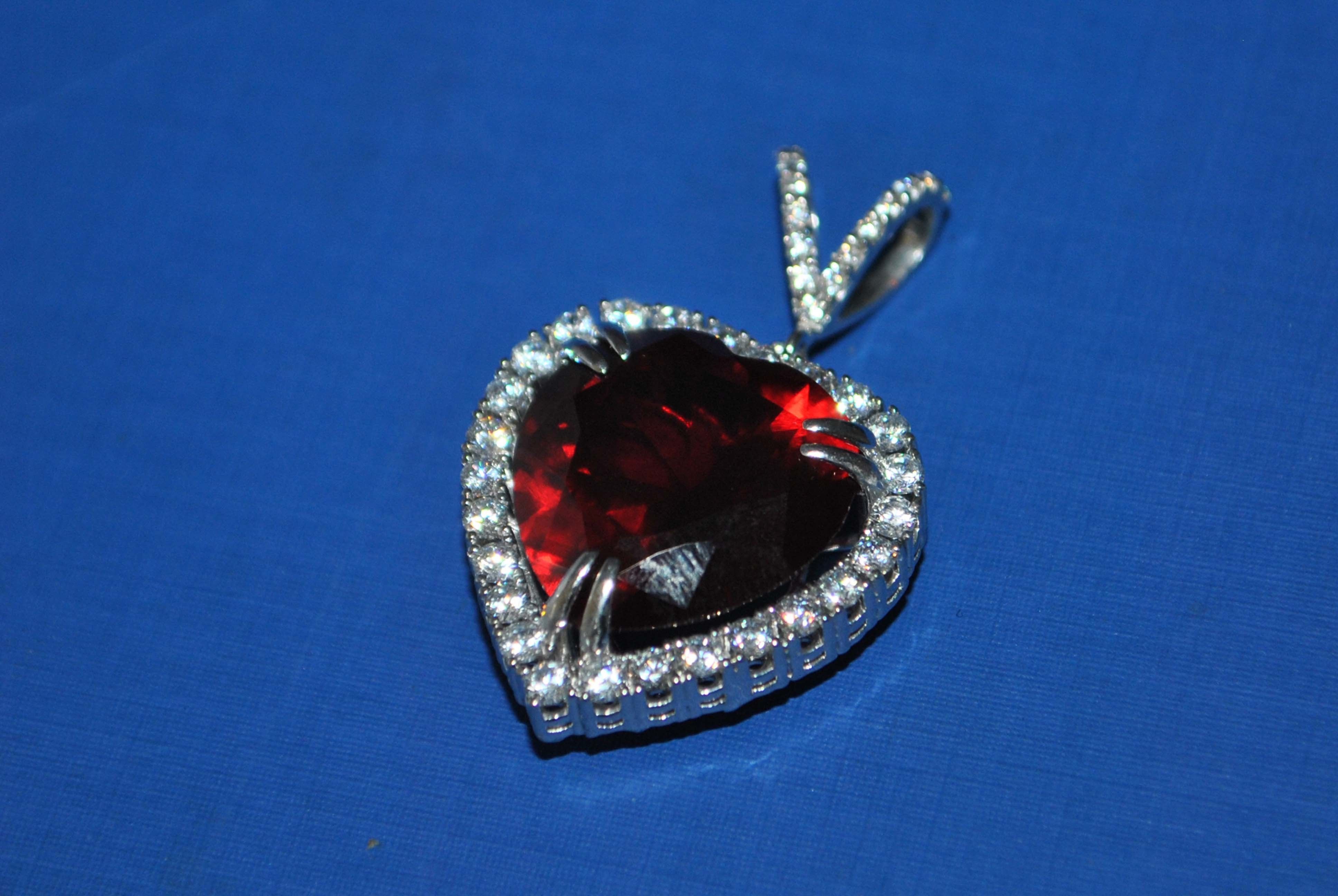 Pendant heart 3D print model_8