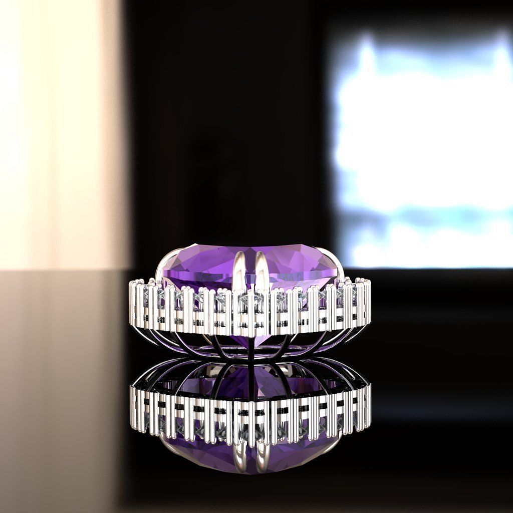 Pendant heart 3D print model_5