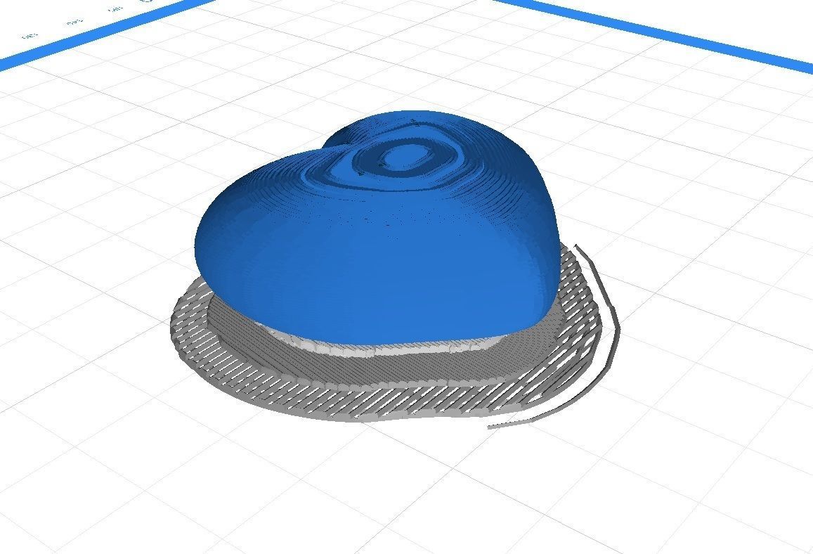 Simple Heart - stl and gltf 3D print model_6