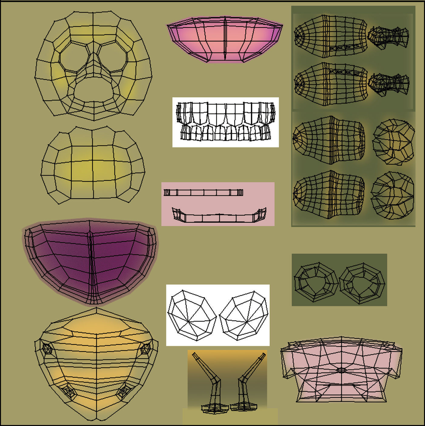 Cartoon Bug RIGGED Low-poly 3D model_12