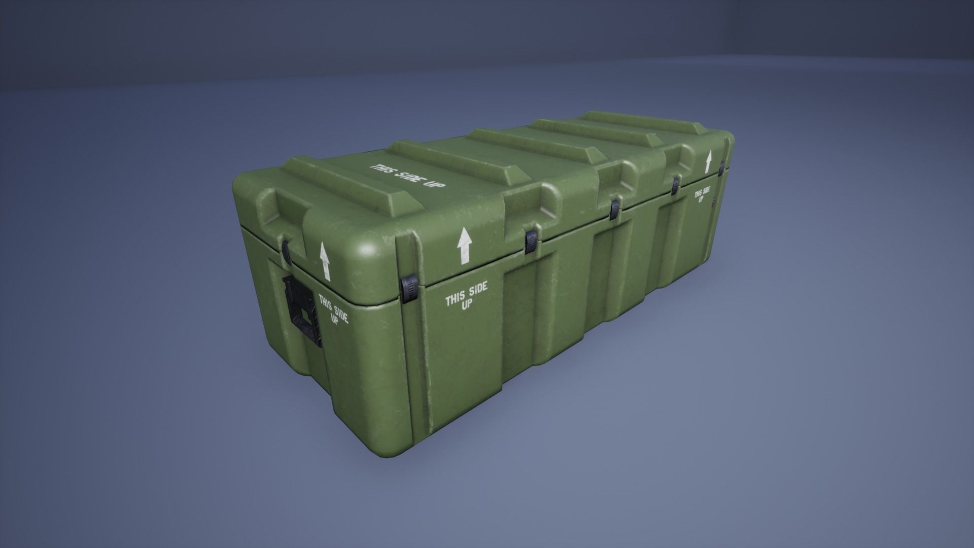 Military Case Pack Low-poly 3D model_1