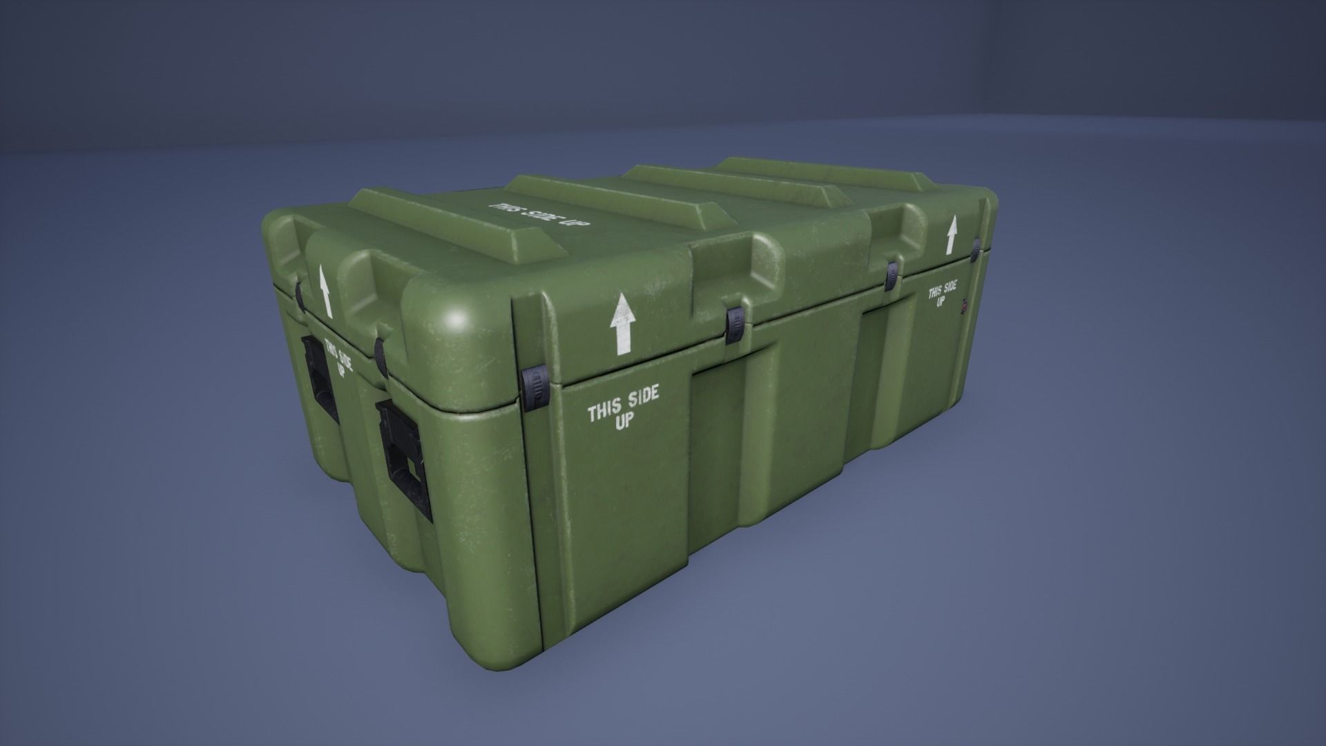 Military Case Pack Low-poly 3D model_3