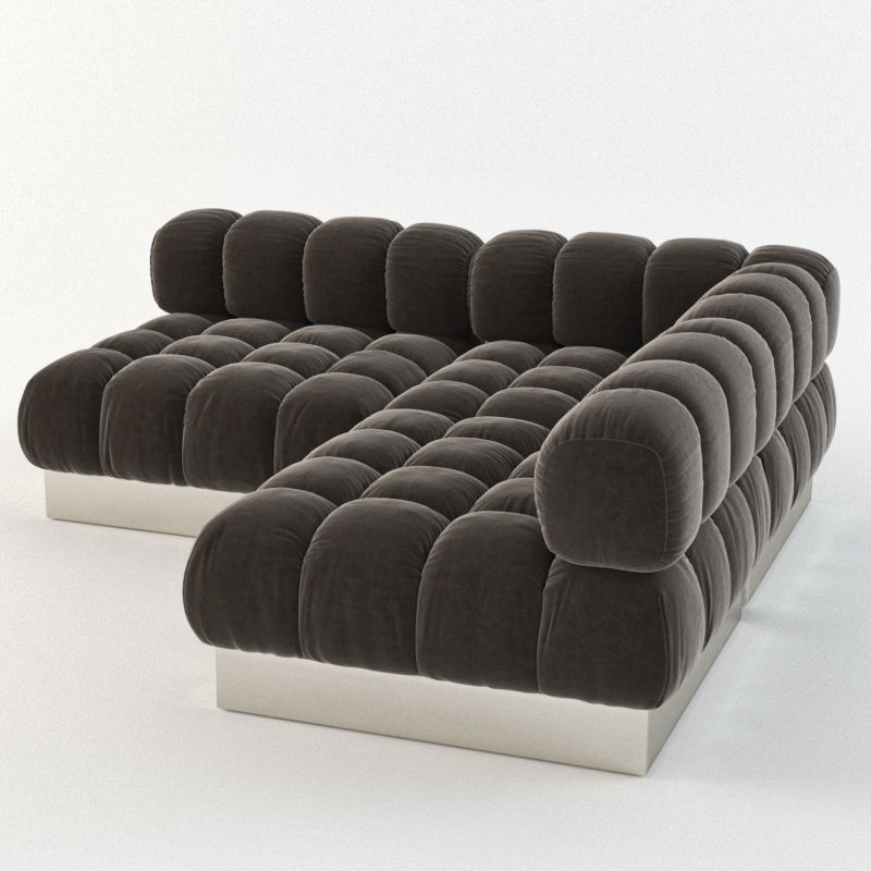 Harvey Probber sectional sofa  3D model_5