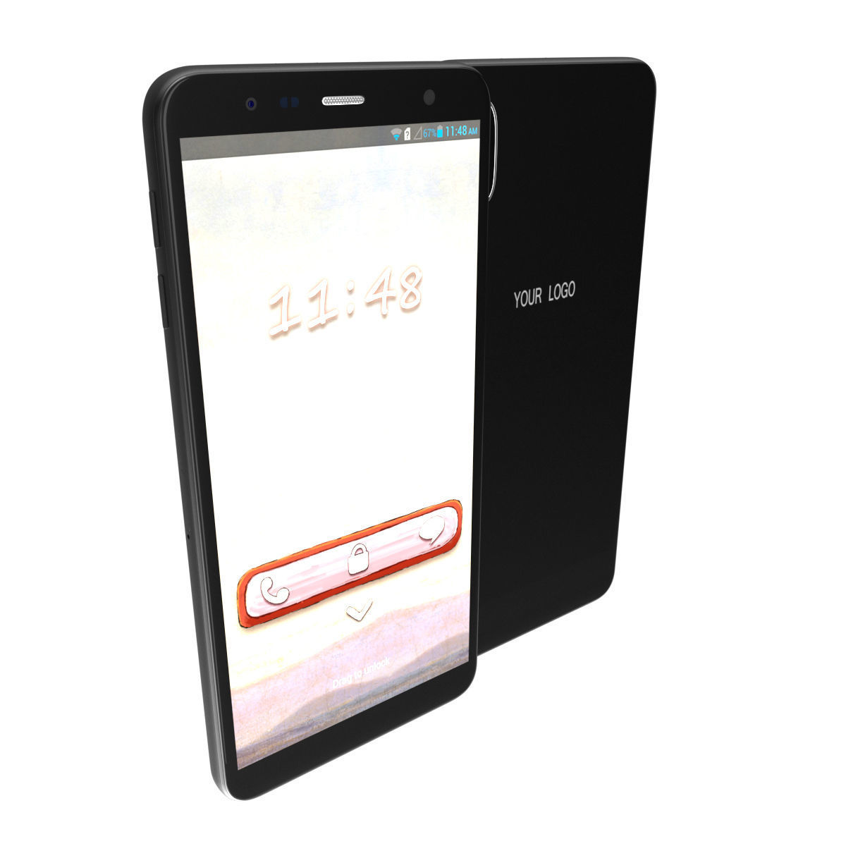 Generic Smartphone 3D model_2