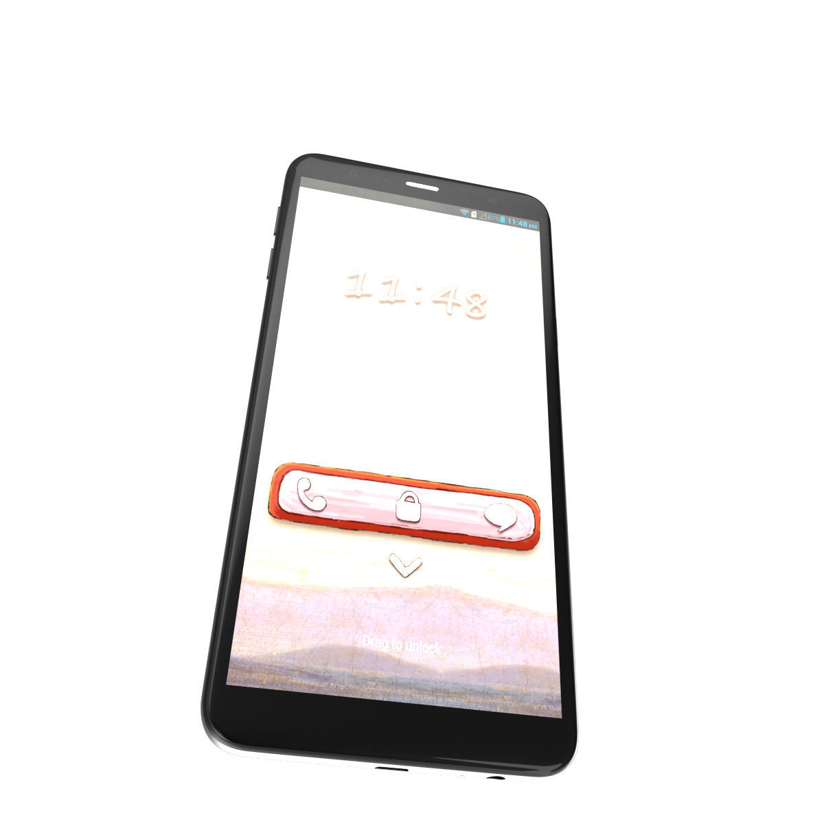Generic Smartphone 3D model_7