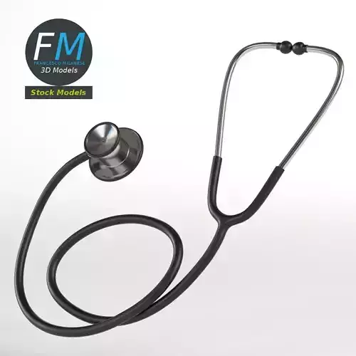 Stethoscope 3D model