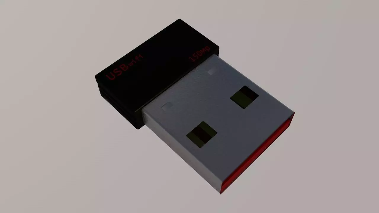 USB WIFI Free 3D model