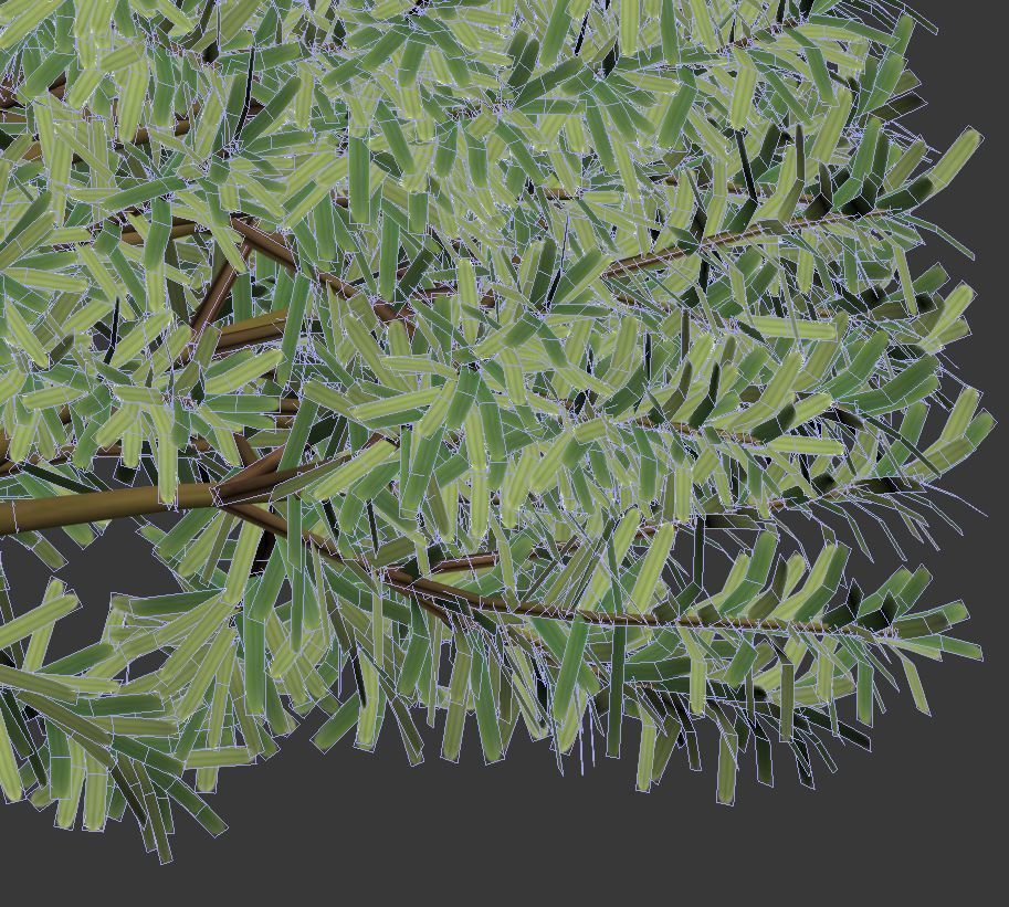 Taxus Baccata Nr3 - modular hedge H120cm 3D model_6