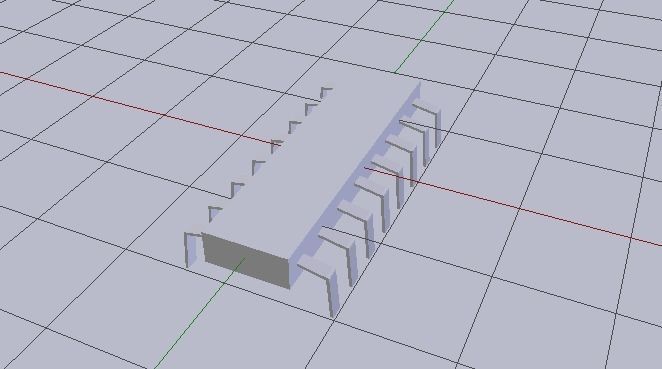 Microchip Low-poly 3D model_5