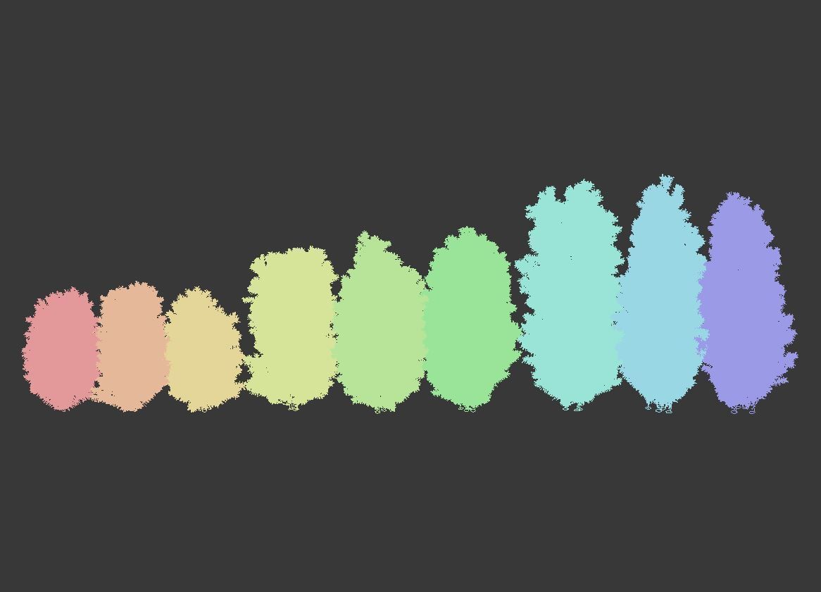 Taxus Baccata Nr7 Three sizes H65-130 cm  3D model_8