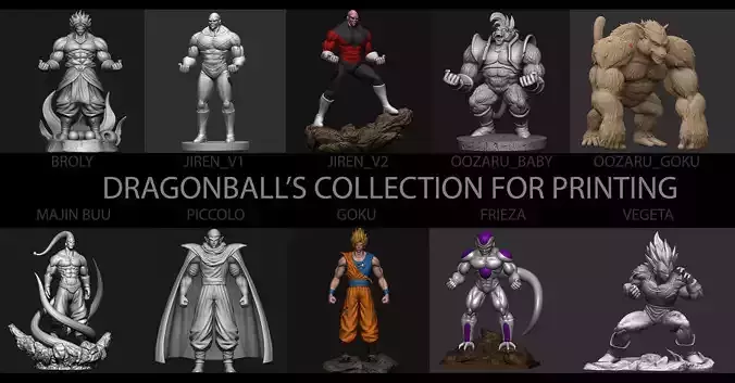 10 FILES DRAGON BALL COLLECTION 