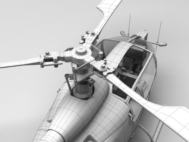 Helicopter Gazelle Warrior 3D model_22