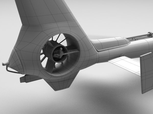 Helicopter Gazelle Warrior 3D model_18