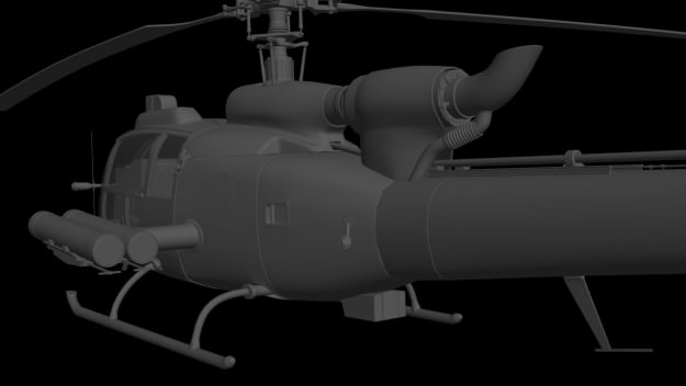 Helicopter Gazelle Warrior 3D model_14