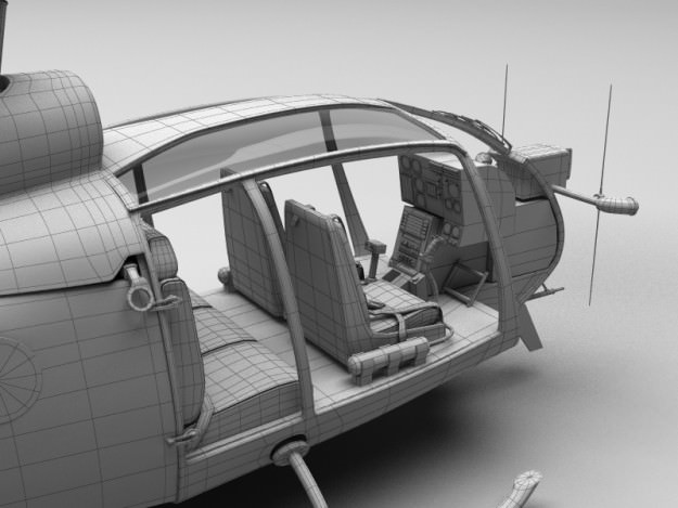 Helicopter Gazelle Warrior 3D model_25