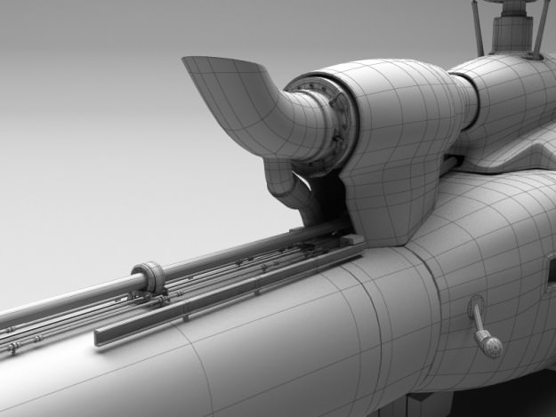 Helicopter Gazelle Warrior 3D model_21