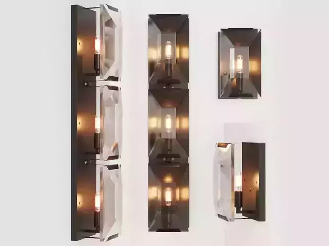 Restoration Hardware HARLOW CRYSTAL SCONCE TRIPLE SCONCE