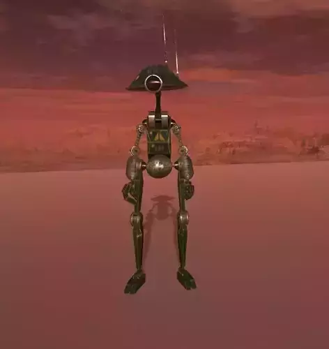 Gedeon Robot  - Rigged  Animated -