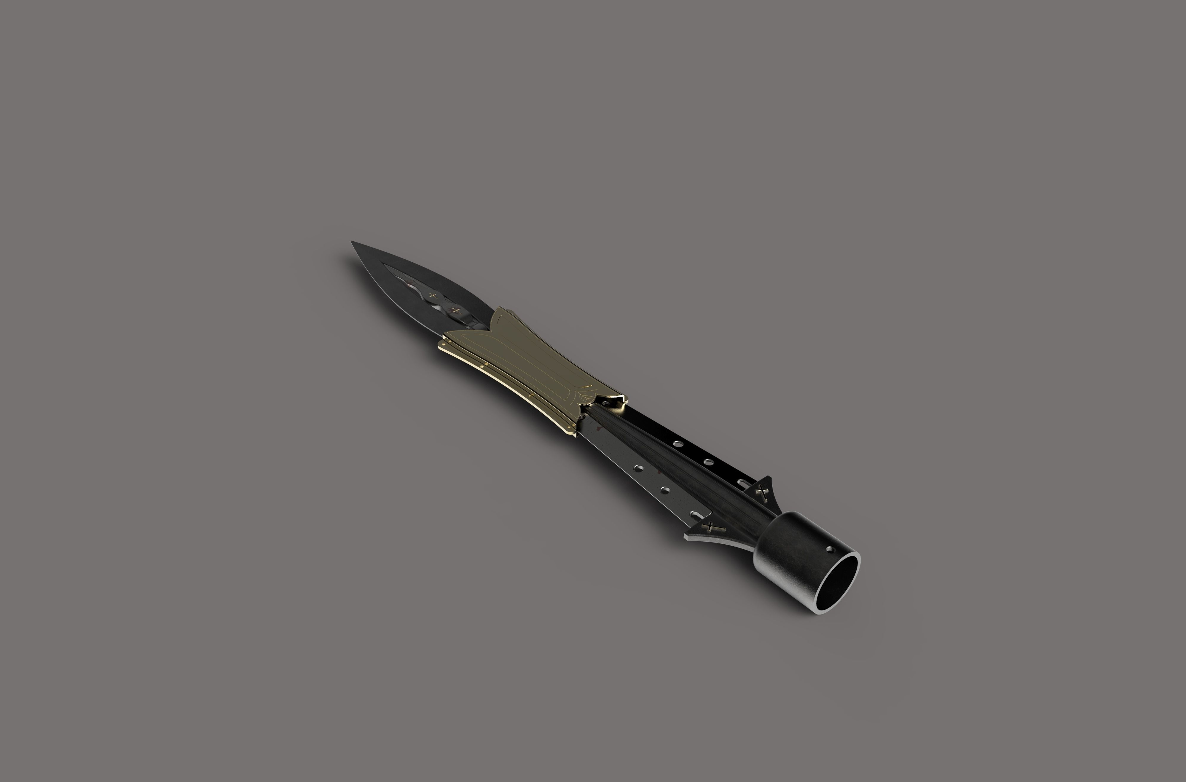 Holy Lance 3D model_10