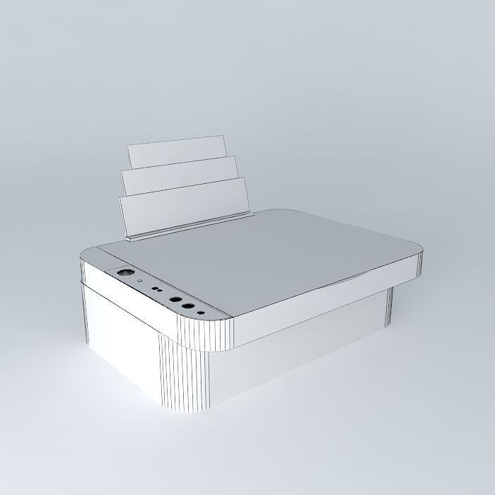 Epson Printer Scanner CX3700 Free 3D model_3