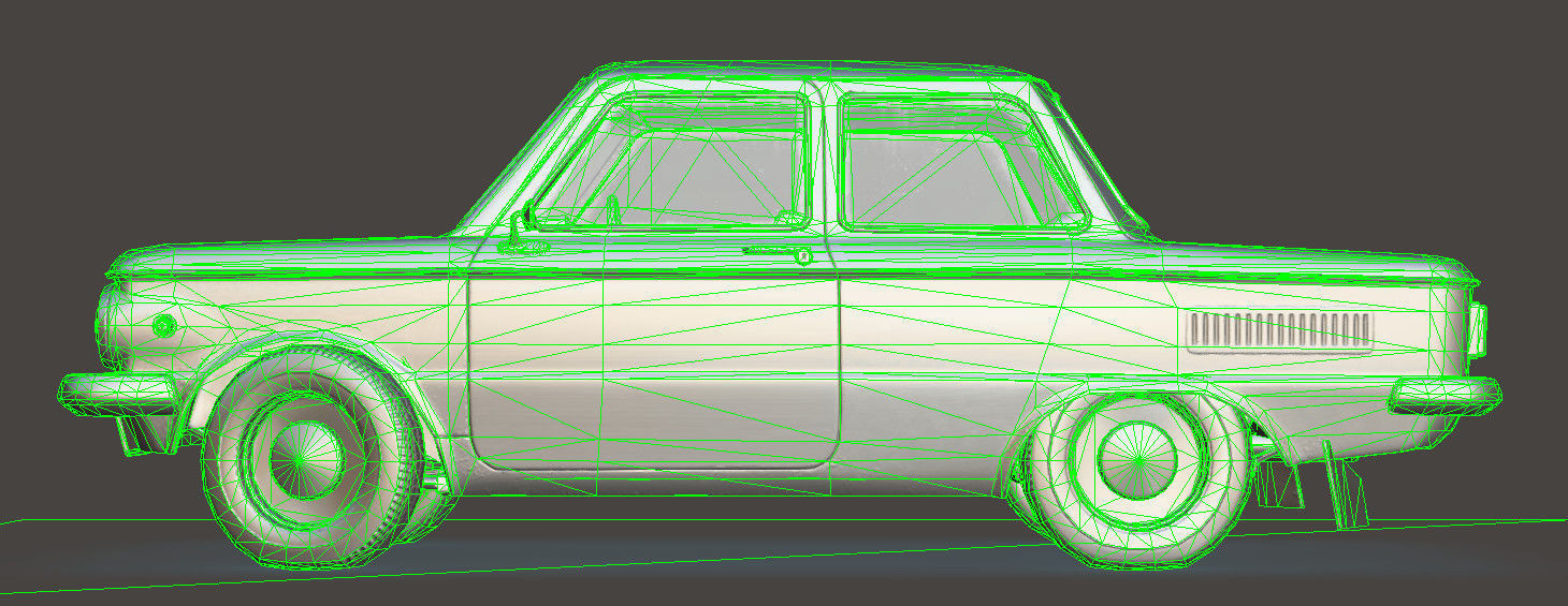 1980 ZAZ Zaporozhec 968M Low-poly 3D model_6