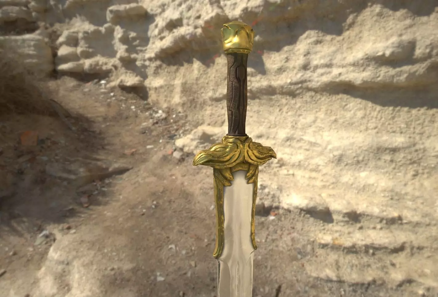 3D model Ancient Sword VR / AR / low-poly | CGTrader