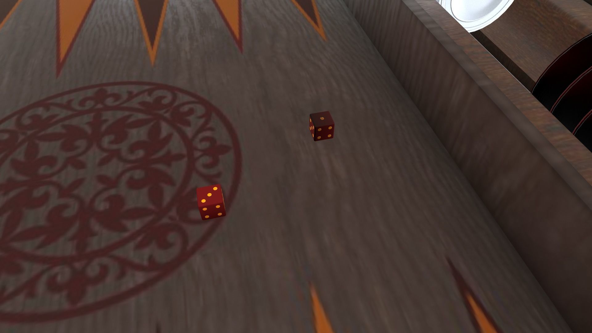 Backgammon set 3D model_5