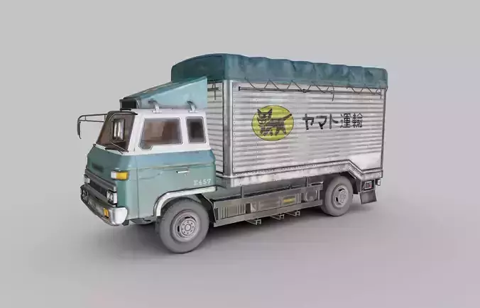 Nissan Diesel Low-poly 3D model