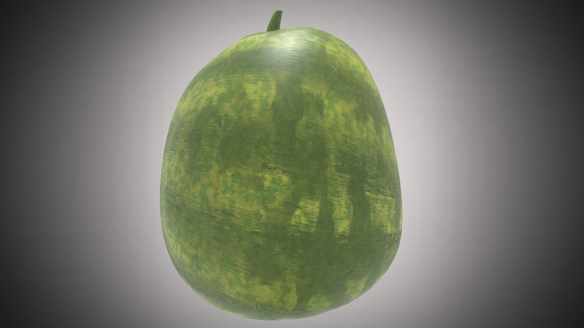 Watermelon Low-poly 3D model_1
