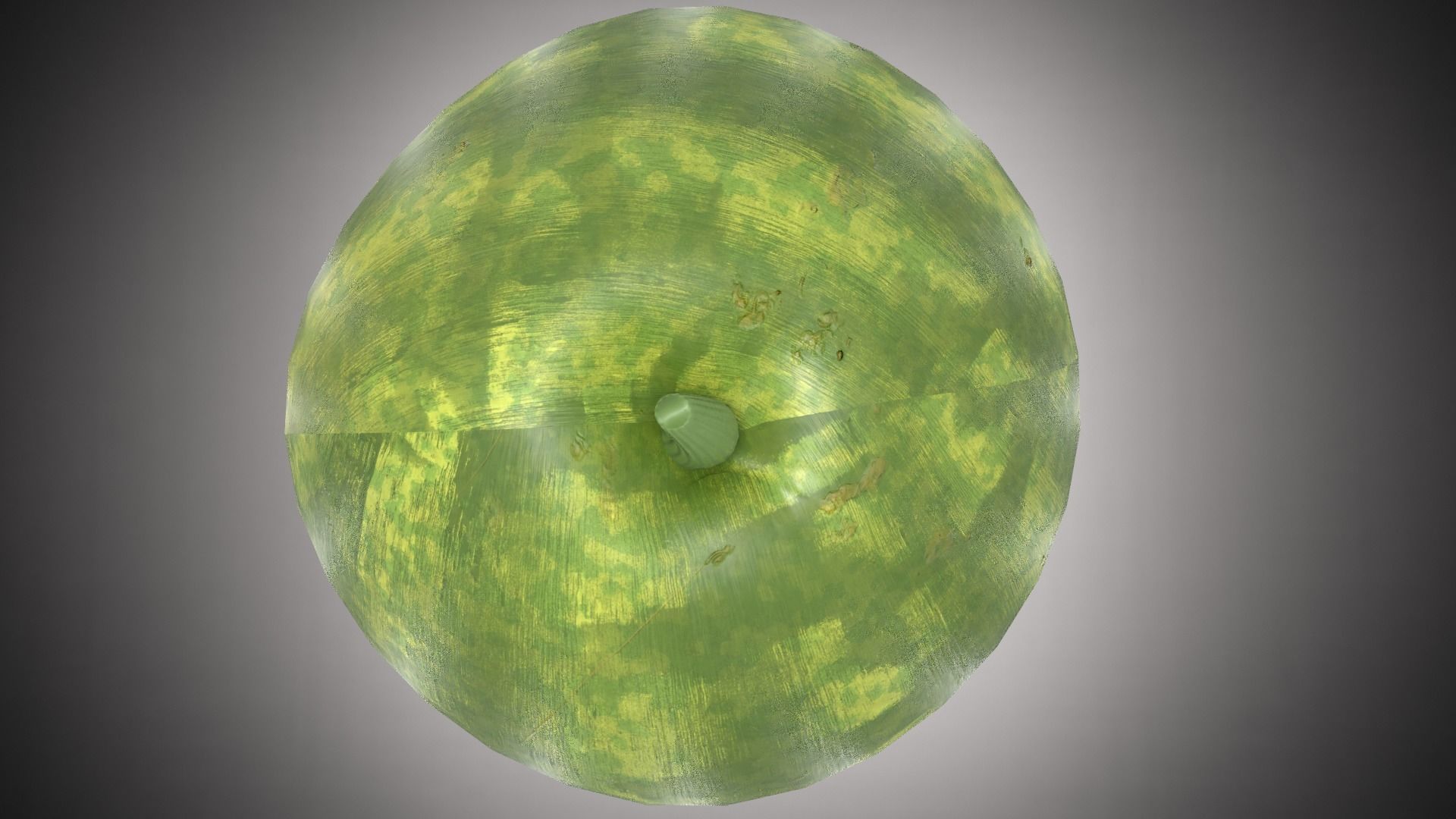 Watermelon Low-poly 3D model_4