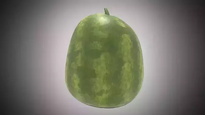 Watermelon Low-poly 3D model