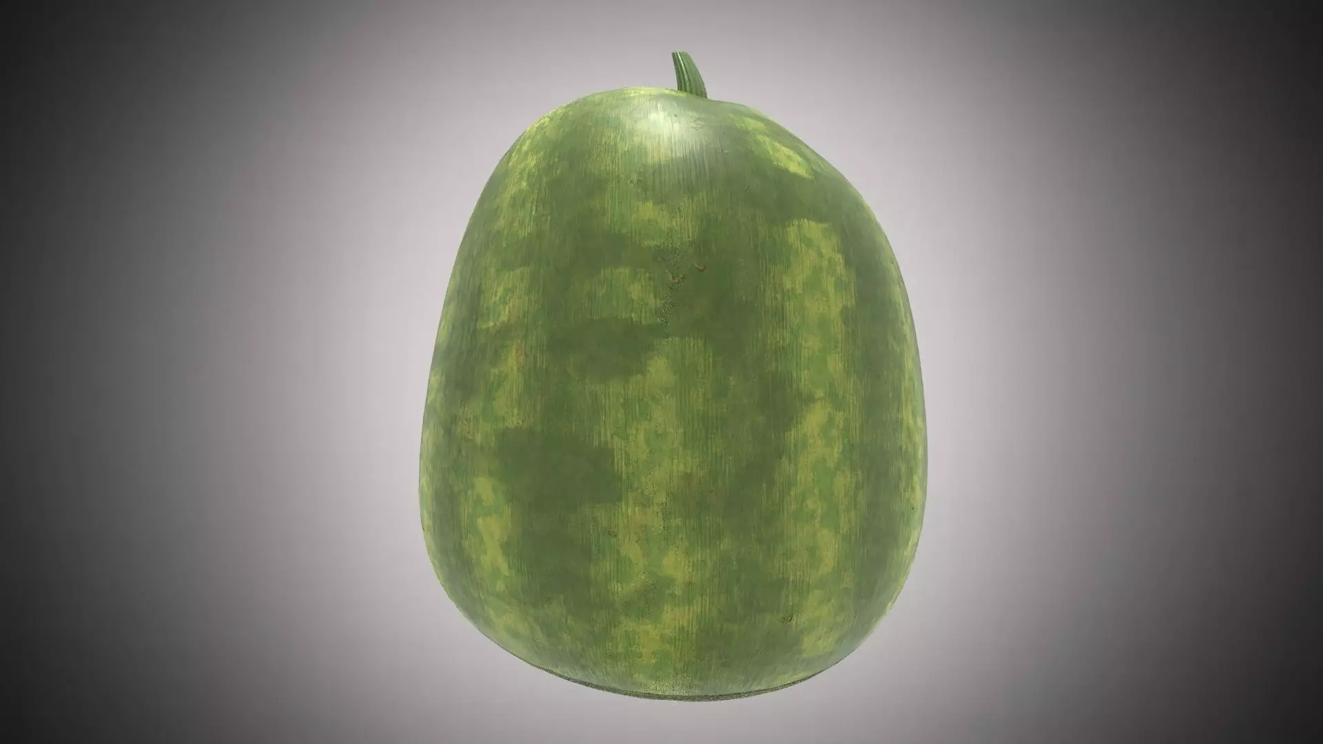 Watermelon Low-poly 3D model_0