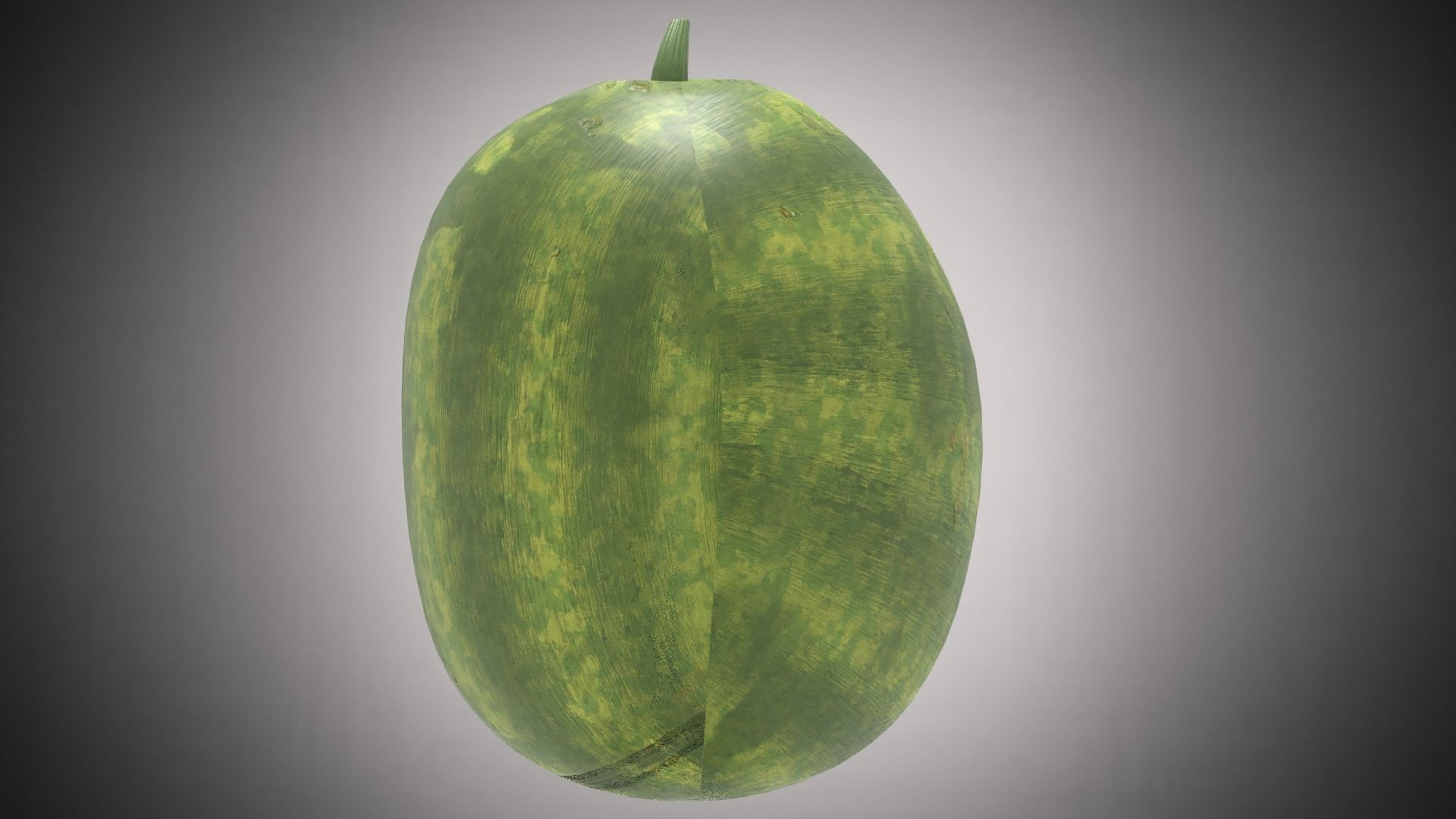 Watermelon Low-poly 3D model_2