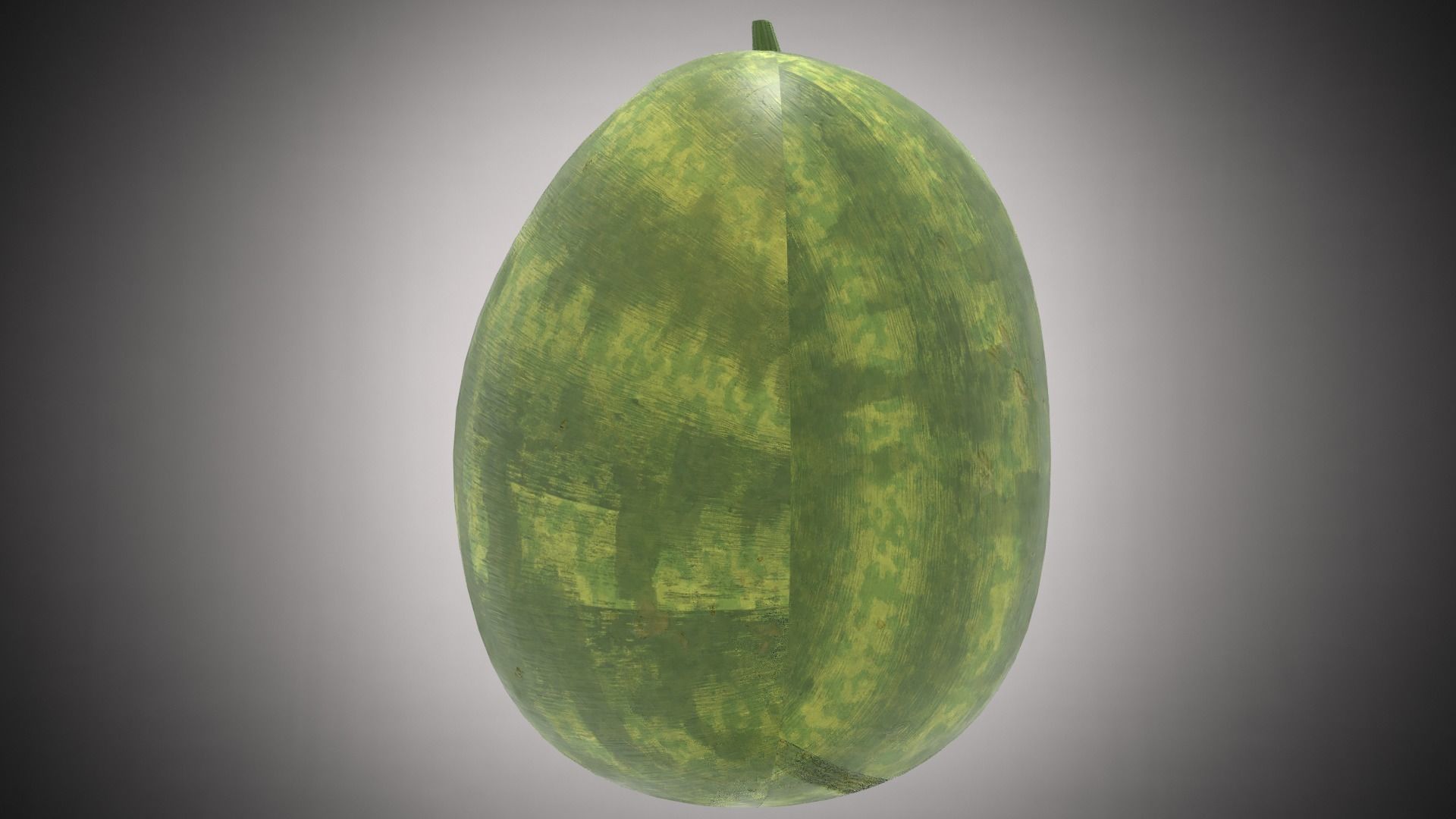 Watermelon Low-poly 3D model_3