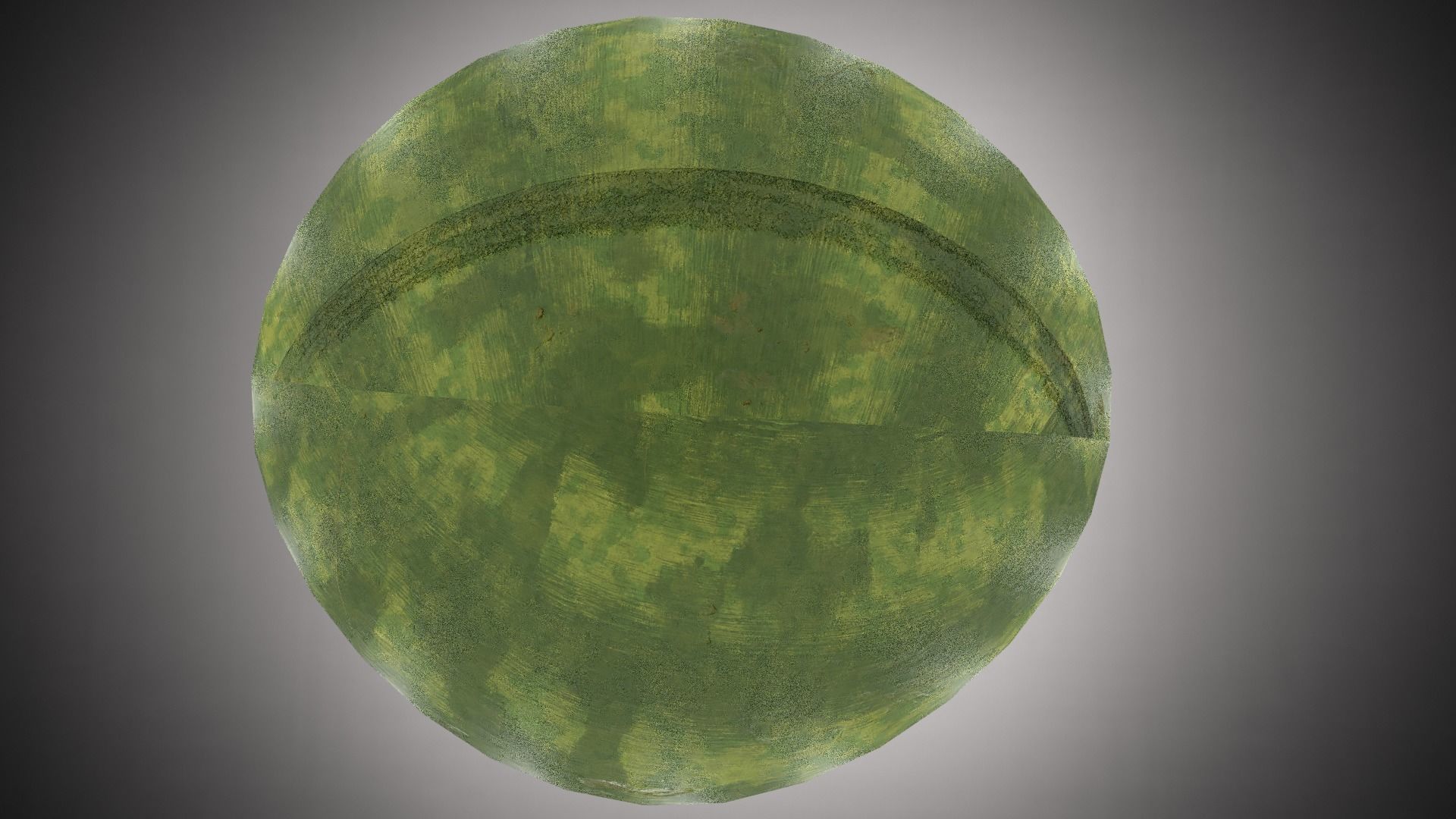 Watermelon Low-poly 3D model_5