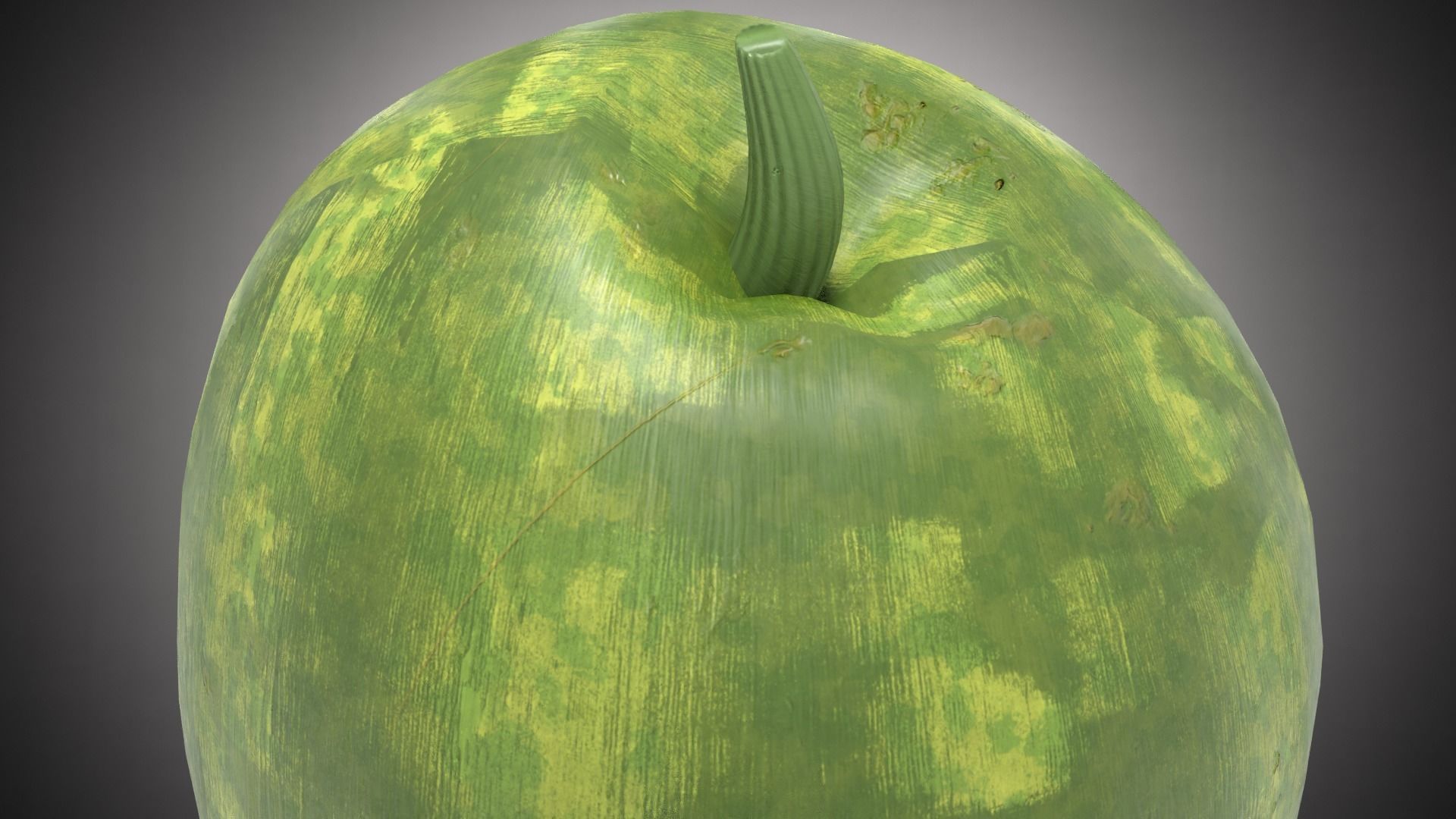 Watermelon Low-poly 3D model_7
