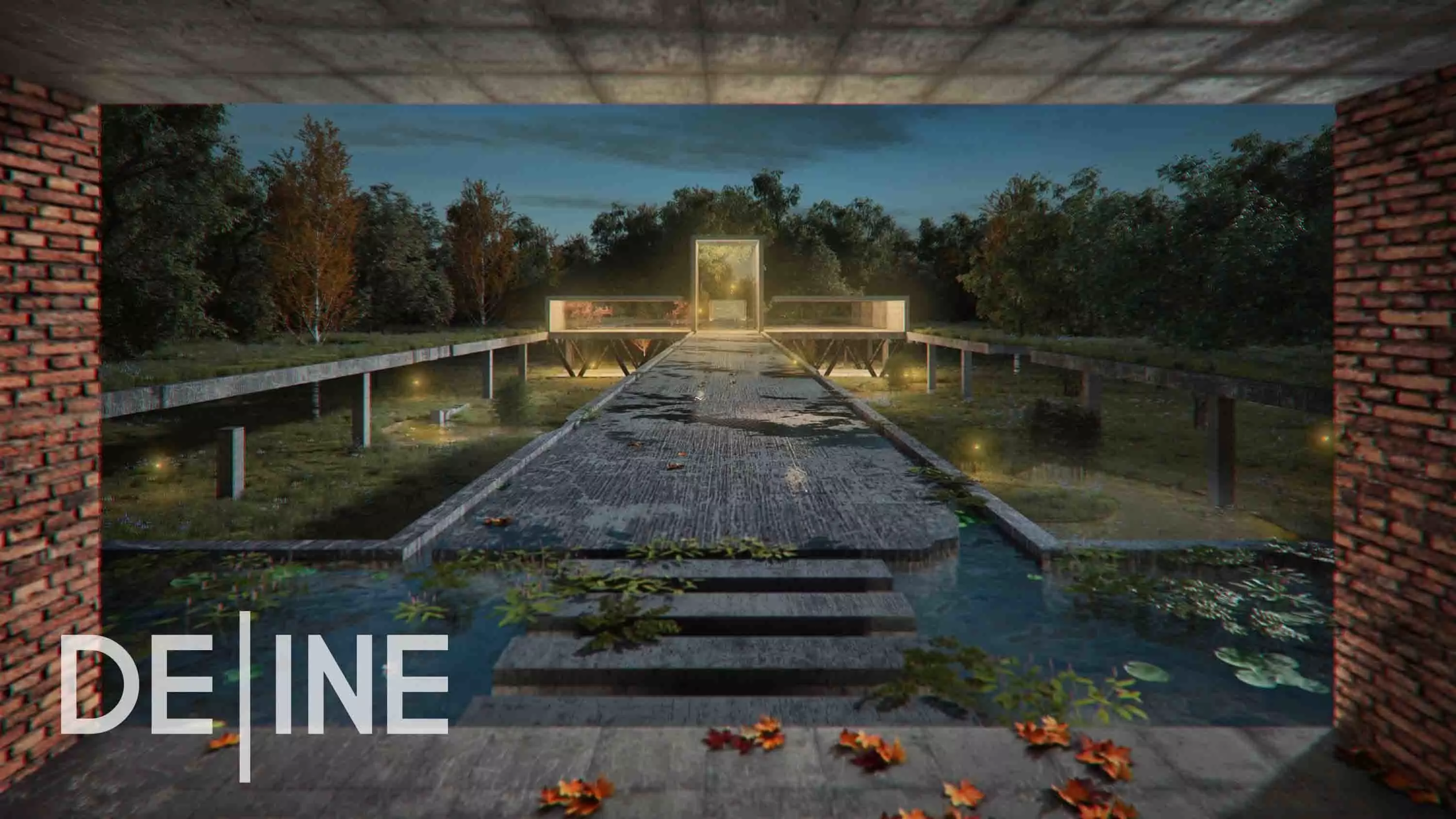 Modern Forest House - Architectural 3D Model 3D model_0