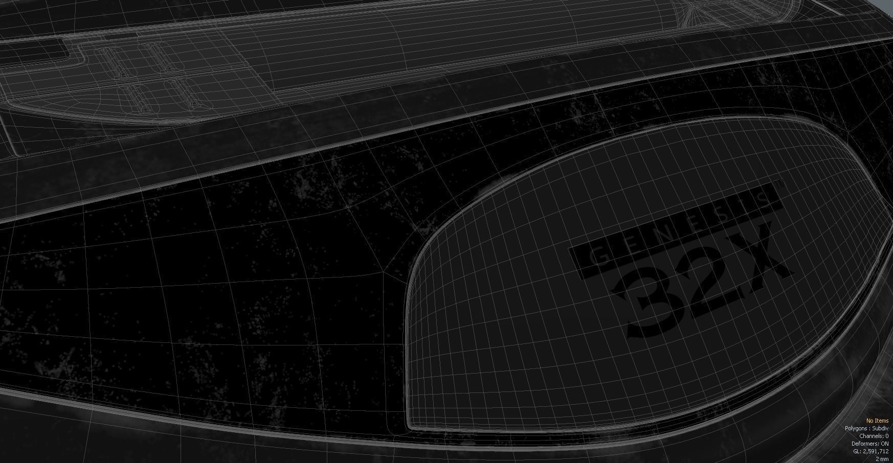 SEGA 32X  3D model_17