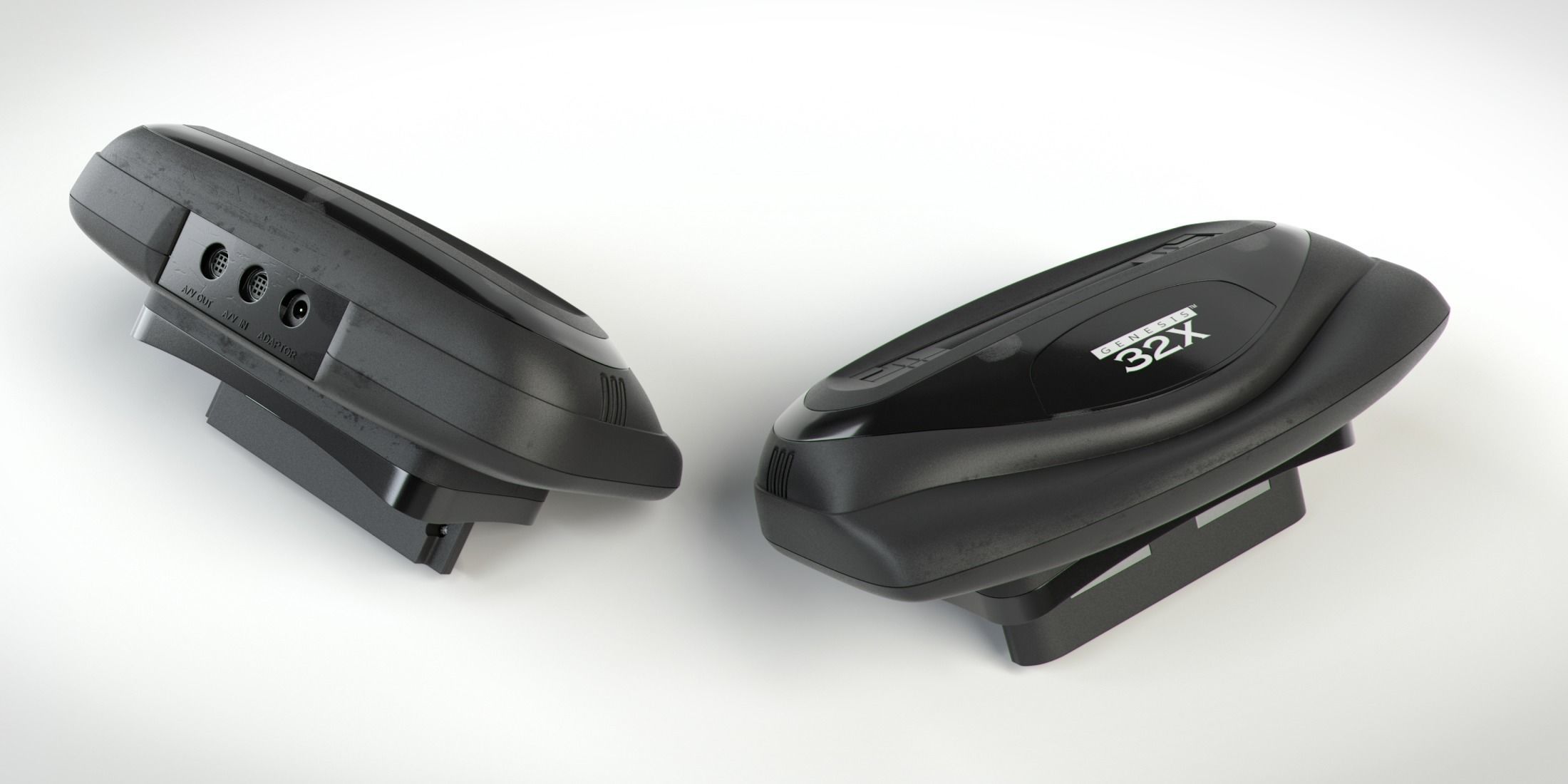 SEGA 32X  3D model_2