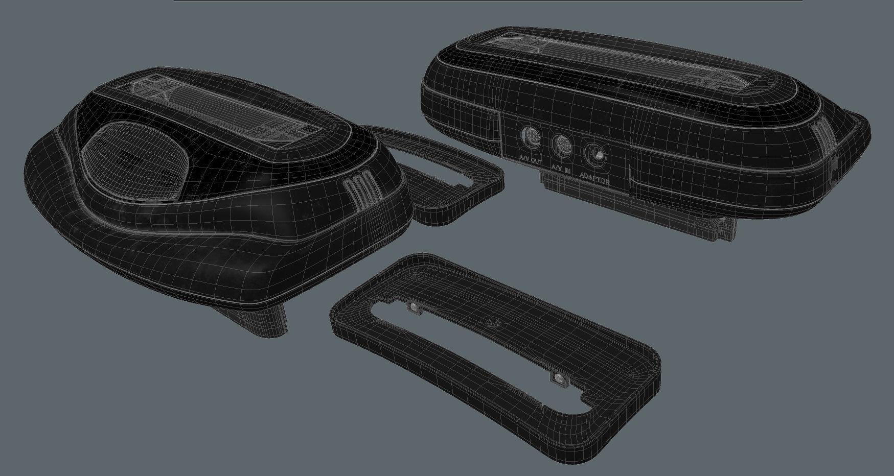 SEGA 32X  3D model_7