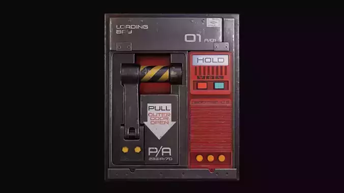 Lock Door - Game Ready PBR