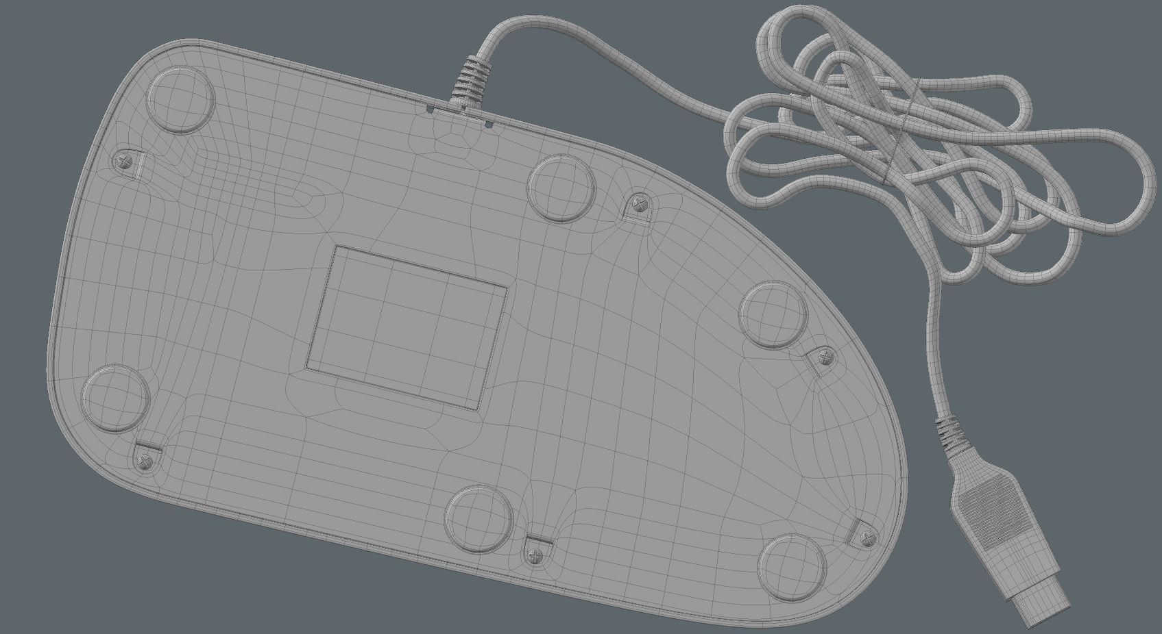SEGA Arcade Power Stick 3D model_21