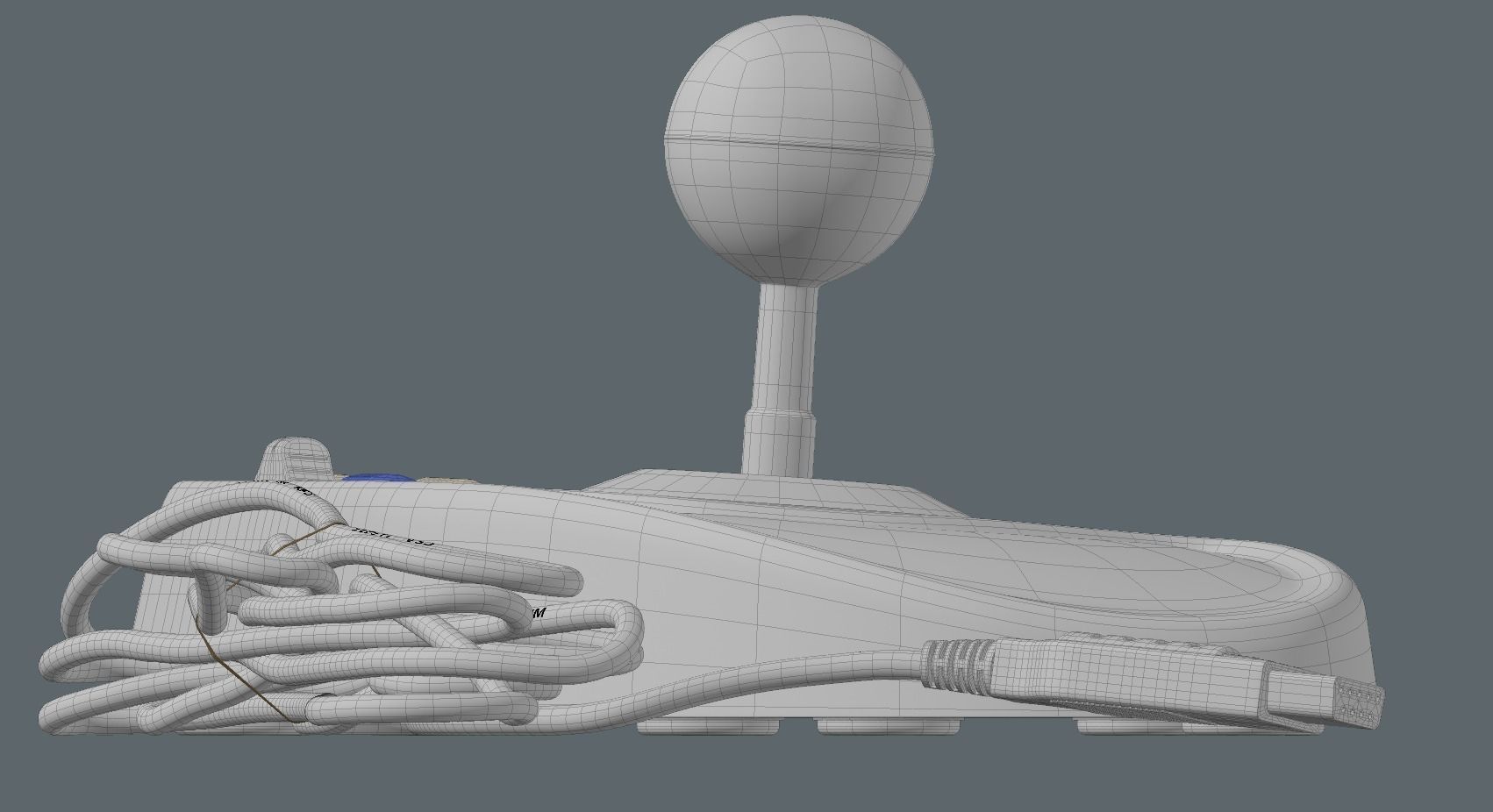 SEGA Arcade Power Stick 3D model_15