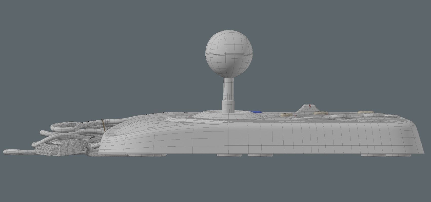 SEGA Arcade Power Stick 3D model_16