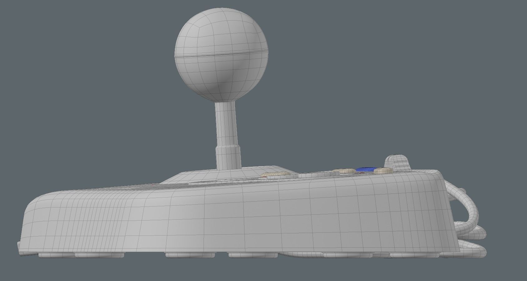 SEGA Arcade Power Stick 3D model_17