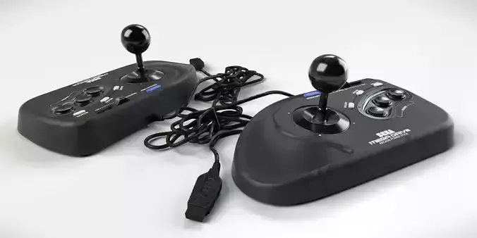 SEGA Arcade Power Stick 3D model