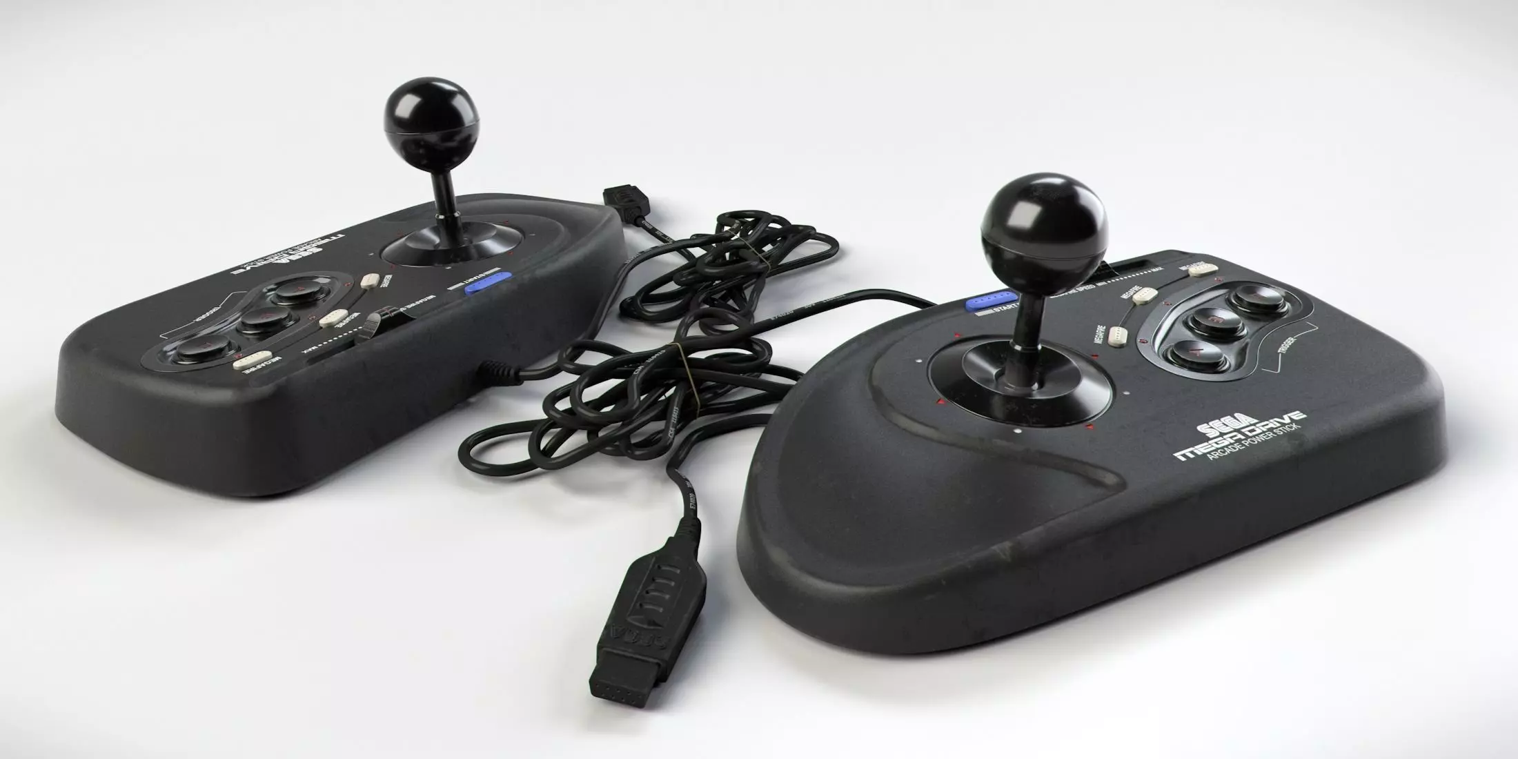 SEGA Arcade Power Stick 3D model_0